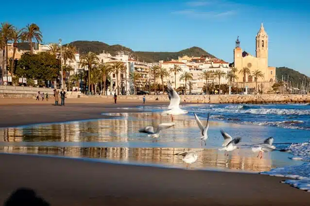 Sitges beaches day